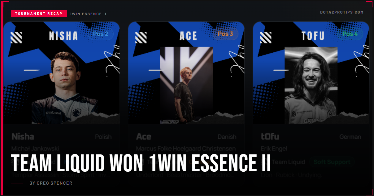 Team Liquid wins 1Win Essence Series II