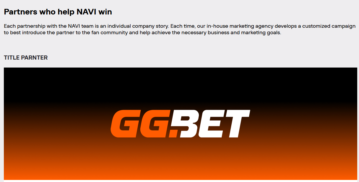 NAVI Sponsor