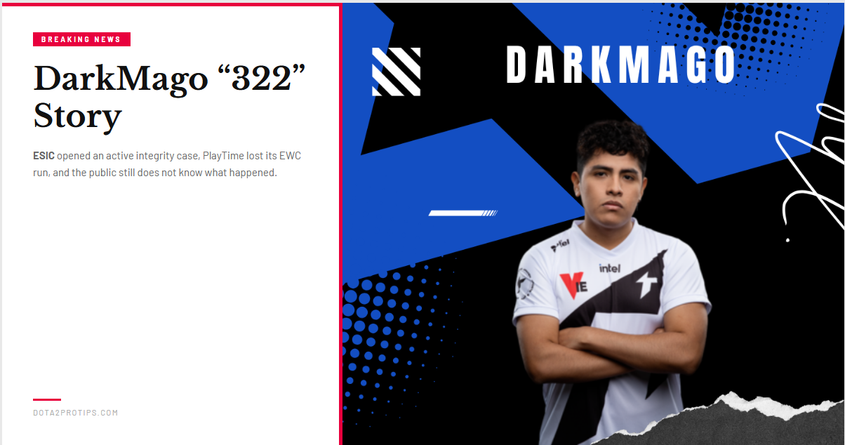 PlayTime DarkMago “322” Story Is Serious